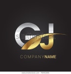 Initial Letter Gj Logotype Company Name 스톡 벡터(로열티 프리) 700452805