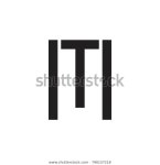 Iti Letter Mt Letter Logo 스톡 벡터(로열티 프리) 790157218