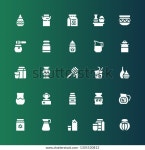 (주)제이유백화점 제이유25마트 부인터점 | Jug Icon Set Collection 25 Filled 스톡 벡터(로열티 프리) 1305530812