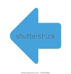 Left Arrow Icon Flat Illustration Left 스톡 벡터(로열티 프리) 1425975692