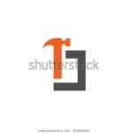 Letter O Ij Hammer Renovation Building 스톡 벡터(로열티 프리) 1619028250