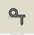 Letter Qt Pencil Shape Logo Design 스톡 벡터(로열티 프리) 1602790906
