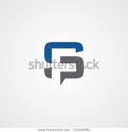 Letter Sf Logo Letter Fs Logo 스톡 벡터(로열티 프리) 1131532580