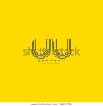 Letters U U Uu Joint Logo 스톡 벡터(로열티 프리) 794812714