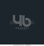 Letters Yb Y B Joint Logo 스톡 벡터(로열티 프리) 1012069585