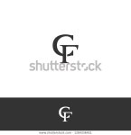 CF(Luxury Elegant Letter C & F) 스톡 벡터(로열티 프리) 1284336451