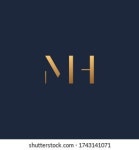 M h monogram 이미지, 스톡 사진 및 벡터 | Shutterstock