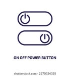 Power button icon. Power icon sign. Power button icon vector design illustration. Power icon isolated on white background.... 