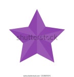 Purple Star Icon Vector 스톡 벡터(로열티 프리) 1318834241