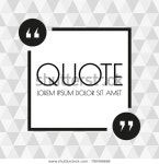 Quote Box Frame Design Speech Bubble 스톡 벡터(로열티 프리) 790496686