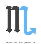 Scorpio Sign Icon 스톡 벡터(로열티 프리) 1030763719 | Shutterstock