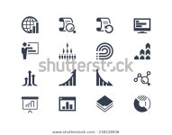 Statistics Report Icons 스톡 벡터(로열티 프리) 238228936