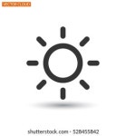 217,496 Sun line icon 이미지, 스톡 사진 및 벡터 | Shutterstock