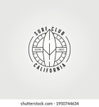 Surfboard-line 이미지, 스톡 사진 및 벡터 | Shutterstock