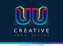 U U Logo Uu Letter Design 스톡 벡터(로열티 프리) 1439921984