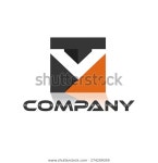 V Company Linked Letter Logo 스톡 벡터(로열티 프리) 274209359