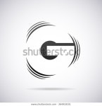 문자 G 디자인 템플릿에 대한 벡터 스톡 벡터(로열티 프리) 264918191