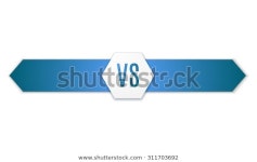 Vs. 로고VS 벡터 문자 그림경쟁 아이콘파이트 스톡 벡터(로열티 프리) 311703692