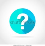 White Question Mark Flat Design Long 스톡 벡터(로열티 프리) 1012359388