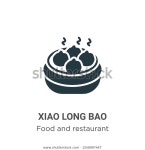 Xiao Long Bao Vector Icon On 스톡 벡터(로열티 프리) 1558997447