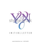 Y N Yn Logo Initial Vector 스톡 벡터(로열티 프리) 1457533871