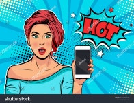 Edit Vectors Free Online - Girl with phone  | Shutterstock Editor