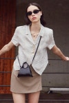 VITALSIGN(바이탈사인) [LINE] Glossy Mini Bag | S.I.VILLAGE (에스아이빌리지) [VITALSIGN][LINE] Glossy Mini Bag - 