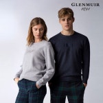 GLENMUIR(글렌뮤어) g.Tyler 글렌뮤어 1891 헤리티지 컬렉션... Tyler 글렌뮤어 1891 헤리티지 컬렉션 라운드넥 니트(남녀공용) - 