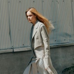 MUSEE(뮤제) [한소희, 아이들 미연 착용]VAGUE Cross Waist Belt Crop wool Jacket_Light Khaki | S.I.VILLAGE (에스아이빌리지)... 