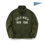 CU NY OVERFIT HEAVY FLEECE JACKET 다크카키 - S.I.VILLAGE [COLUMBIA UNIVERSITY]CU NY OVERFIT HEAVY FLEECE JACKET 다크카키 - 