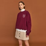 HIDDEN FOREST MARKET(히든포레스트마켓) MON AMOUR Sweatshirt_Burgundy | S.I.VILLAGE (에스아이빌리지) [HIDDEN FOREST MARKET]... 