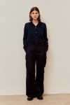 VIS A VIS(비자비) MOHAIR CROPPED SWEATER CARDIGAN (NAVY) | S.I.VILLAGE (에스아이빌리지) [VIS A VIS]MOHAIR CROPPED SWEATER... 