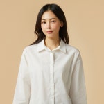 여 루즈핏 베이직 셔츠 - S.I.VILLAGE [JAJU]여 루즈핏 베이직 셔츠 - 