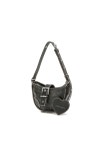 MAISONMARAIS(메종마레) MM Buckle Mini Hobo, Black | S.I.VILLAGE (에스아이빌리지) [MAISONMARAIS]MM Buckle Mini Hobo, Black - 