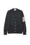 THOM BROWNE(톰브라운) [톰브라운] 파인 메리노 울 브이넥 4-바 카디건(MKC002A-Y1014-022) | S.I.VILLAGE (에스아이빌리지) [THOM... 