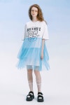 DEW E DEW E(듀이듀이) 85 매시 캉캉 드레스_화이트 | S.I.VILLAGE (에스아이빌리지) [DEW E DEW E]85 매시 캉캉 드레스_화이트 - 
