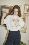 VITALSIGN(바이탈사인) Flower Post T-shirt | S.I.VILLAGE (에스아이빌리지) [VITALSIGN]Flower Post T-shirt - 