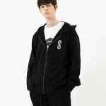STORM LONDON(스톰 런던) STLT117BKX 베이직 집업 후드 | S.I.VILLAGE (에스아이빌리지) [STORM LONDON]STLT117BKX 베이직 집업 후드 - 