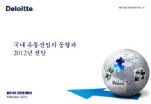국내 유통산업의 동향과 2012년 전망, 딜로이트, 2011 slideshare