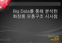 소셜 텍스트 빅 테이터를 통해 분석한 화장품 유통구조 시사점 slideshare