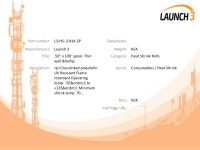 Launch 3 L3-HS-.5-BLK-SP