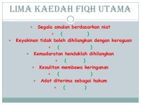 Al Qawaid Al Fiqhiyah slideshare