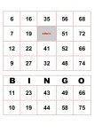 Bingo numeros
