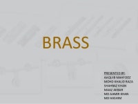 Brass ppt