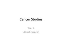 Cancer Notes slideshare