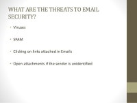 Email security - Netwroking 