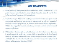 IIM COLLEGES