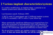 implants/prosthetics