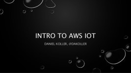 Intro to AWS IOT slideshare