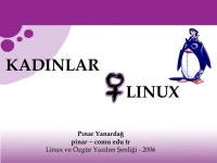 Kadinlar ve Linux slideshare